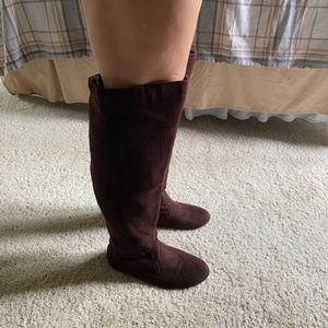 Torrid Flat Suede Boots NEW size 10